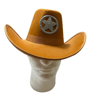 Kids Wild West Sheriff Cowboy Hat Costume 3