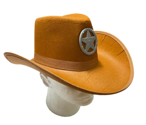 Kids Wild West Sheriff Cowboy Hat Costume 4