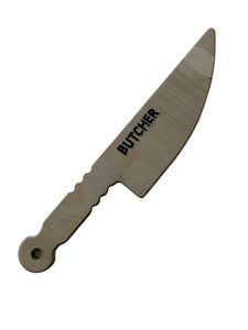 Wooden Butcher Knife
