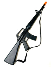 Load image into Gallery viewer, Gonher US M-16 Style 8 Shot Toy Cap Gun Rifle - Black Finish
