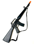 Gonher US M-16 Style 8 Shot Toy Cap Gun Rifle - Black Finish