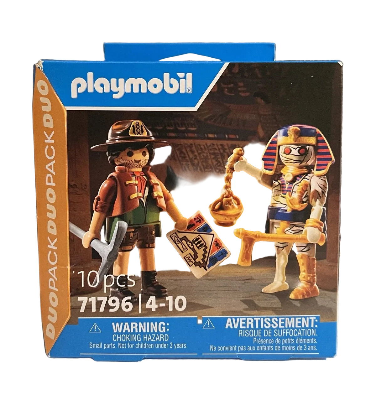 Playmobil 71796 DuoPack Treasure Hunter and Mummy 10 pcs Toy Building Kit