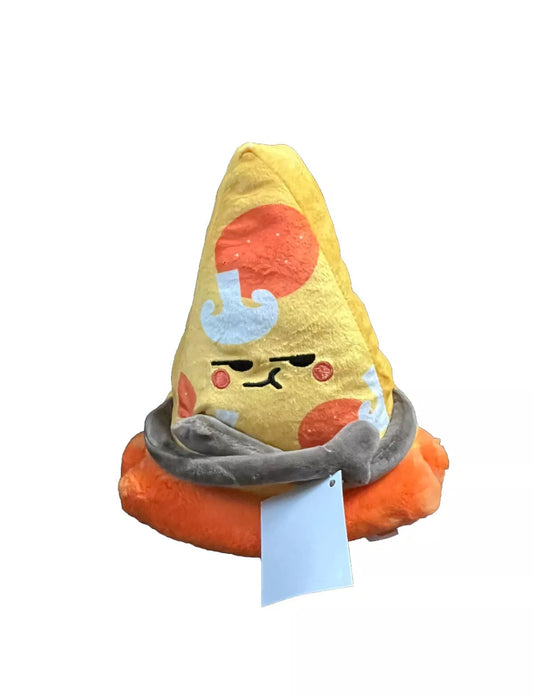 Pouty Slice Of Pizza With An Attitude 8.6” Tall Plush Toy - Perfect Teen Gift
 1