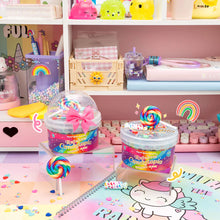 Load image into Gallery viewer, Rainbow Candytopia Crunchy Slime
