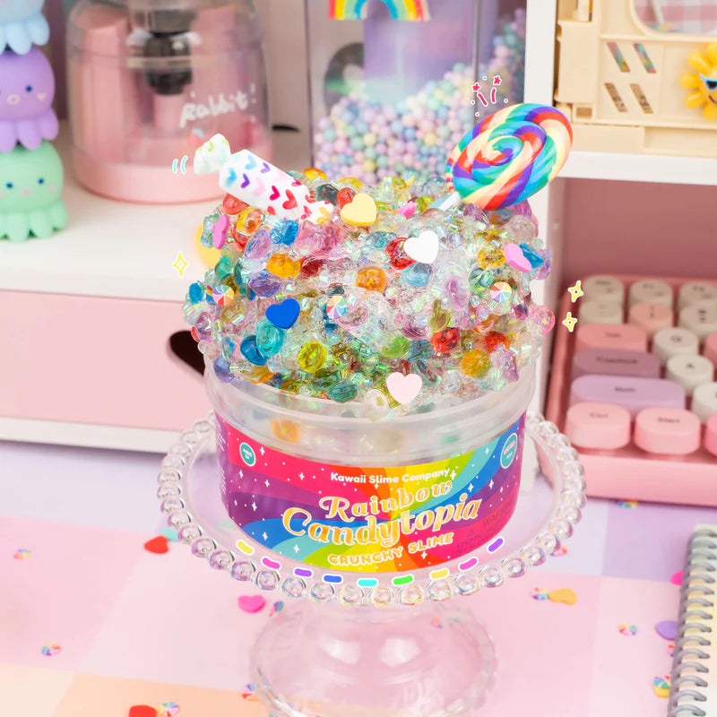 Rainbow Candytopia Crunchy Slime – www.FANToyStore.com