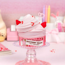 Load image into Gallery viewer, Strawberry Mousse Fluffy Butter Slime
