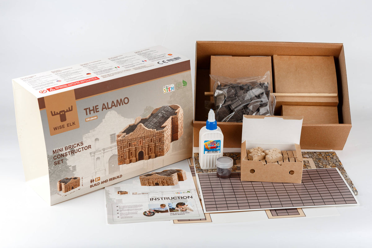 STEM Mini Bricks Building Construction Set - The Alamo 6