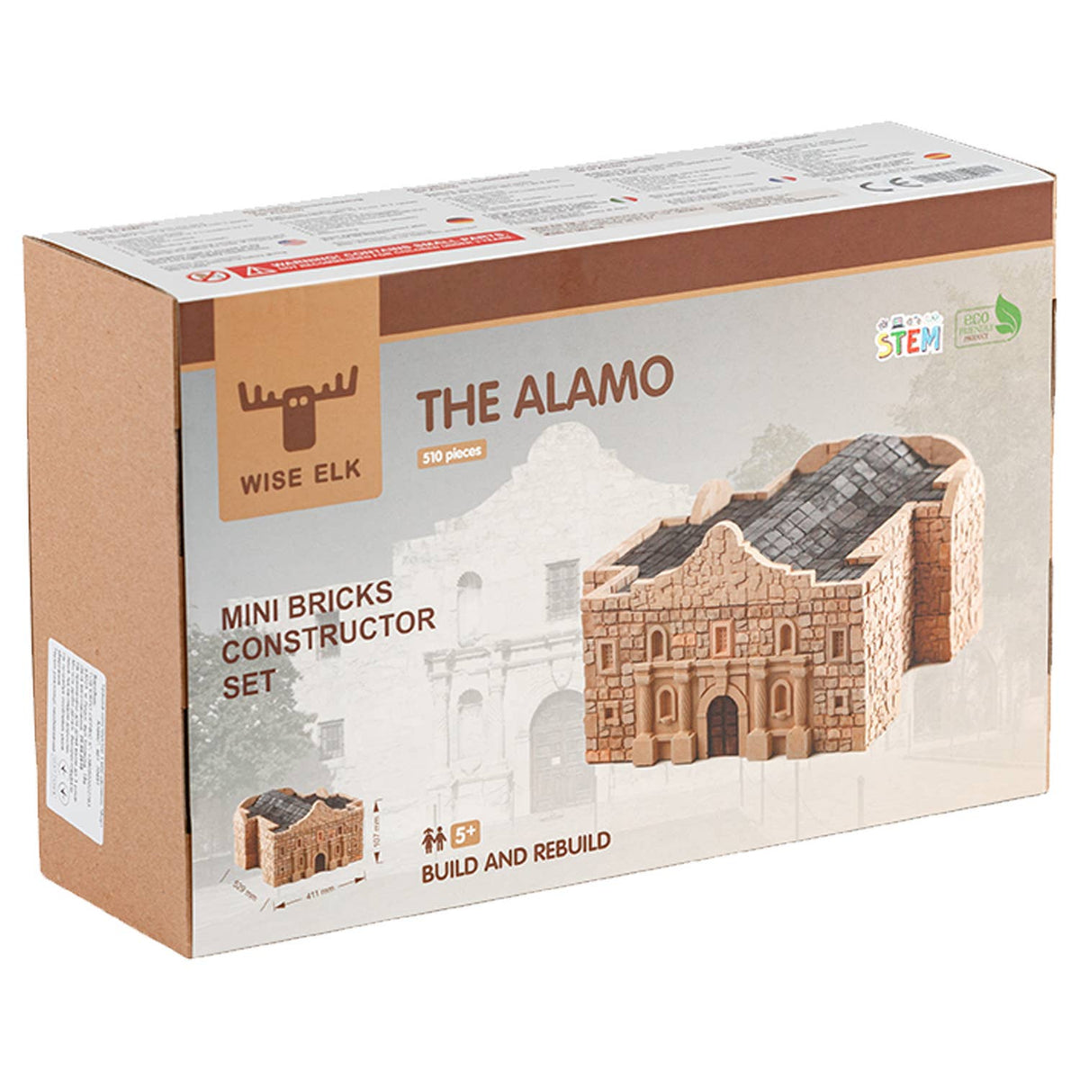 STEM Mini Bricks Building Construction Set - The Alamo 7