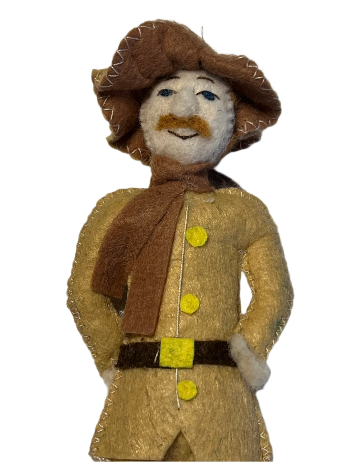 Tedd Roosevelt Artisan Doll Ornament