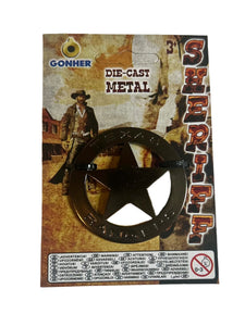 Texas Ranger Pretend Play Magnetic Diecast Metal Badge 1