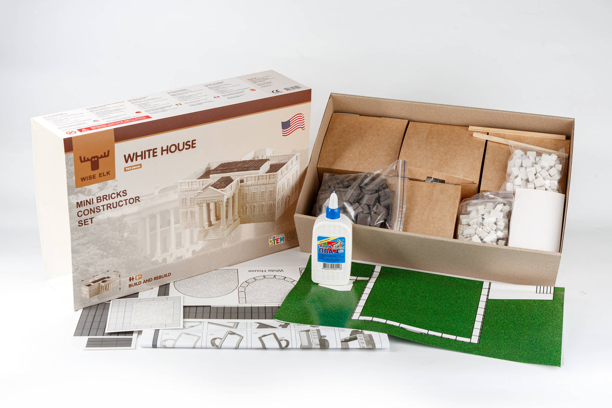 The White House Mini Bricks Toy Construction STEM Play Set 6