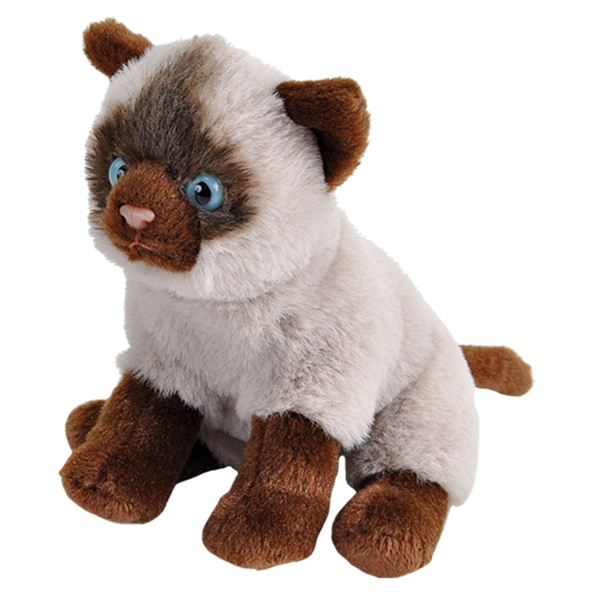 Wild Republic Pocketkins Siamese Cat 5" Plush Toy Stuffed Animal
