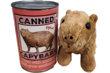 Load image into Gallery viewer, Steve the Canned Capybara | Stuffed Animal Plush w/Jokes
