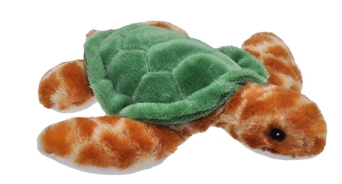 Wild Republic Ecokins Sealife 8" Sea Turtle Plush Toy Stuffed Animal