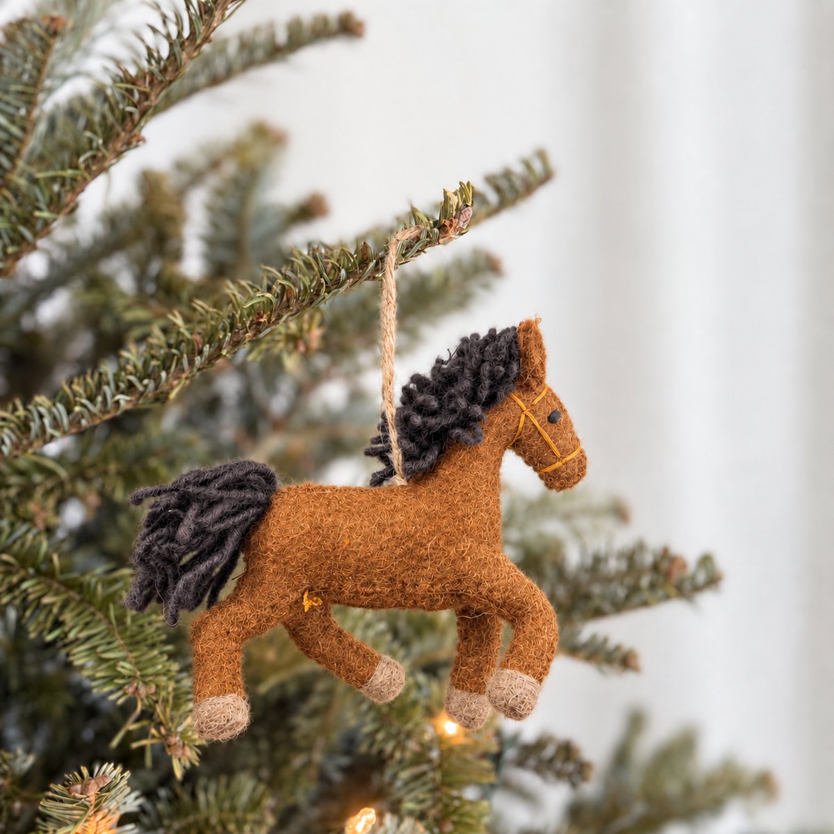 Felt Horse Ornament