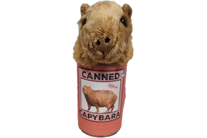 Steve the Canned Capybara | Stuffed Animal Plush w/Jokes