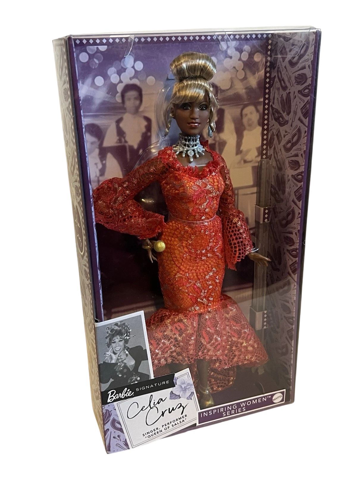 Mattel Barbie Signature Inspiring Women Collectible Doll - CELIA CRUZ
