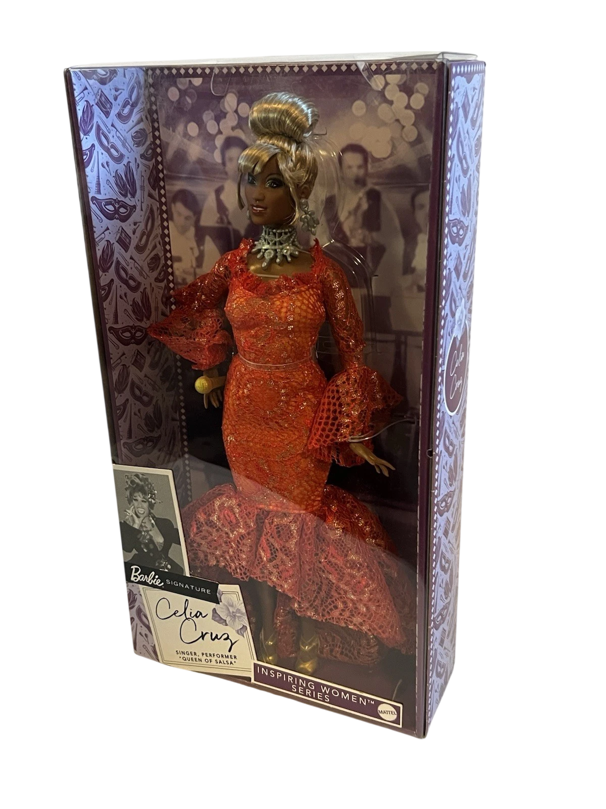 Mattel Barbie Signature Inspiring Women Collectible Doll - CELIA CRUZ