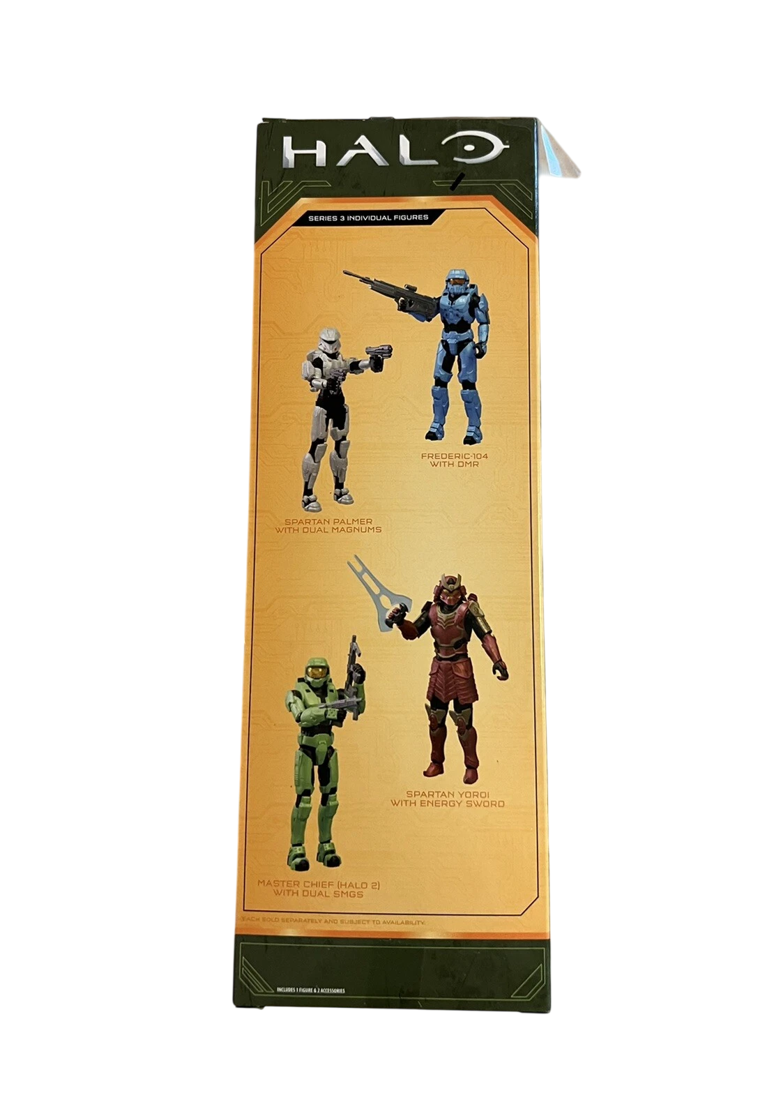 Lot of 4 HALO 12" Series 3 Figures Master Chief + Palmer + Yordi + Frederic