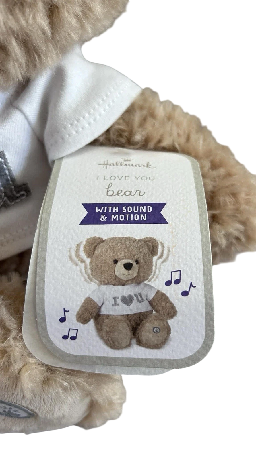 Hallmark I Love You Bear With Sound & Motion