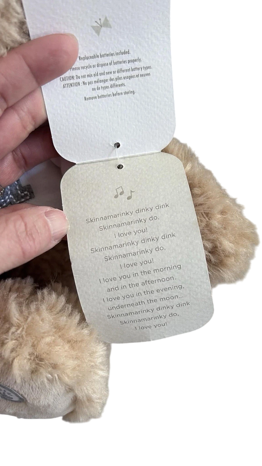 Hallmark I Love You Bear With Sound & Motion