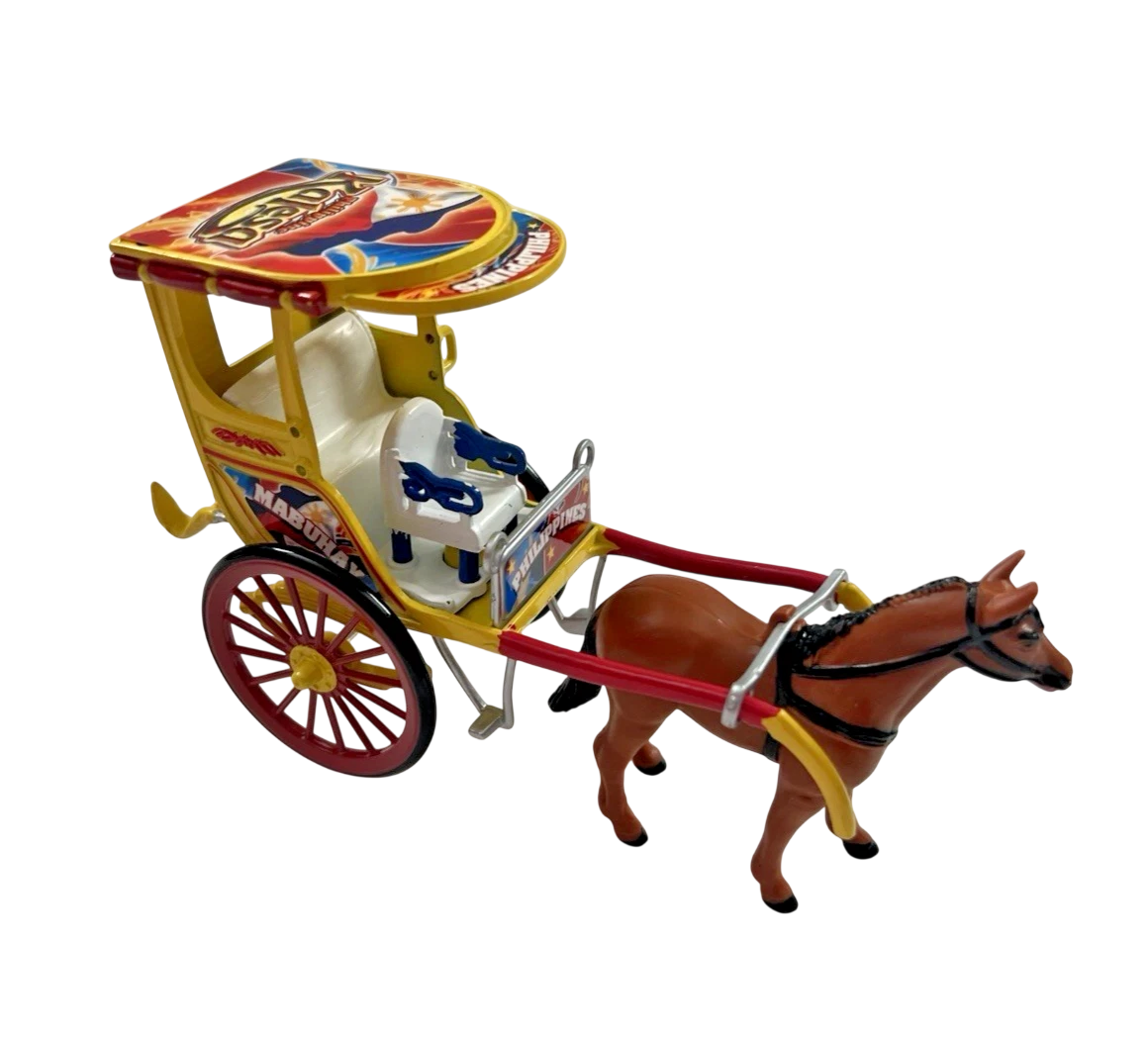 Horse Drawn Carriage Miniature Decor - Philippine Kalesa