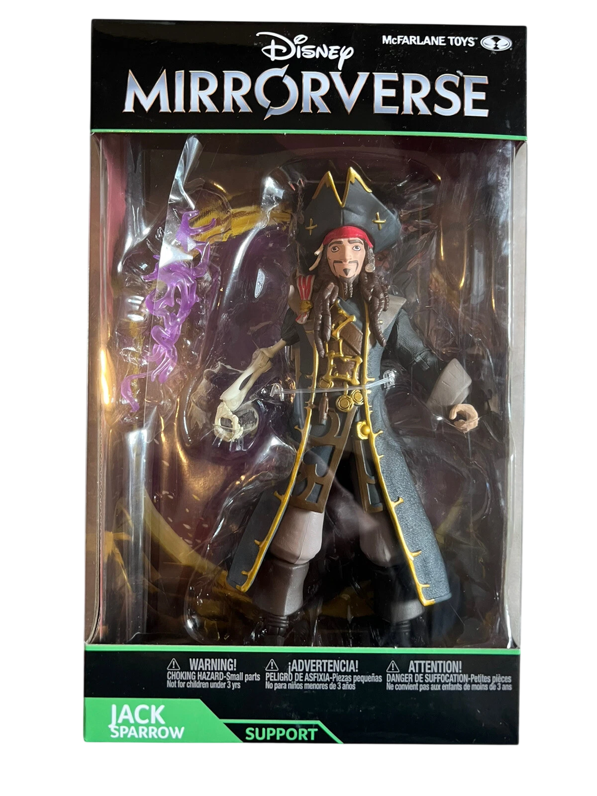 McFarlane Disney Jack Sparrow Mirrorverse Collectible Figure
