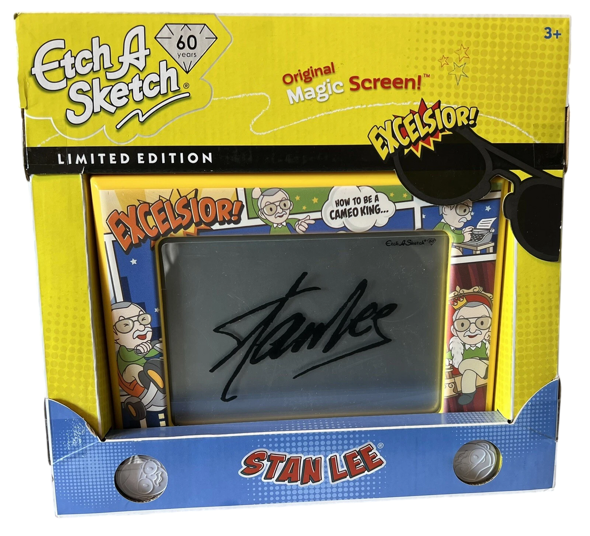 Etch A Sketch Limited Edition Stan Lee Original Magic Screen