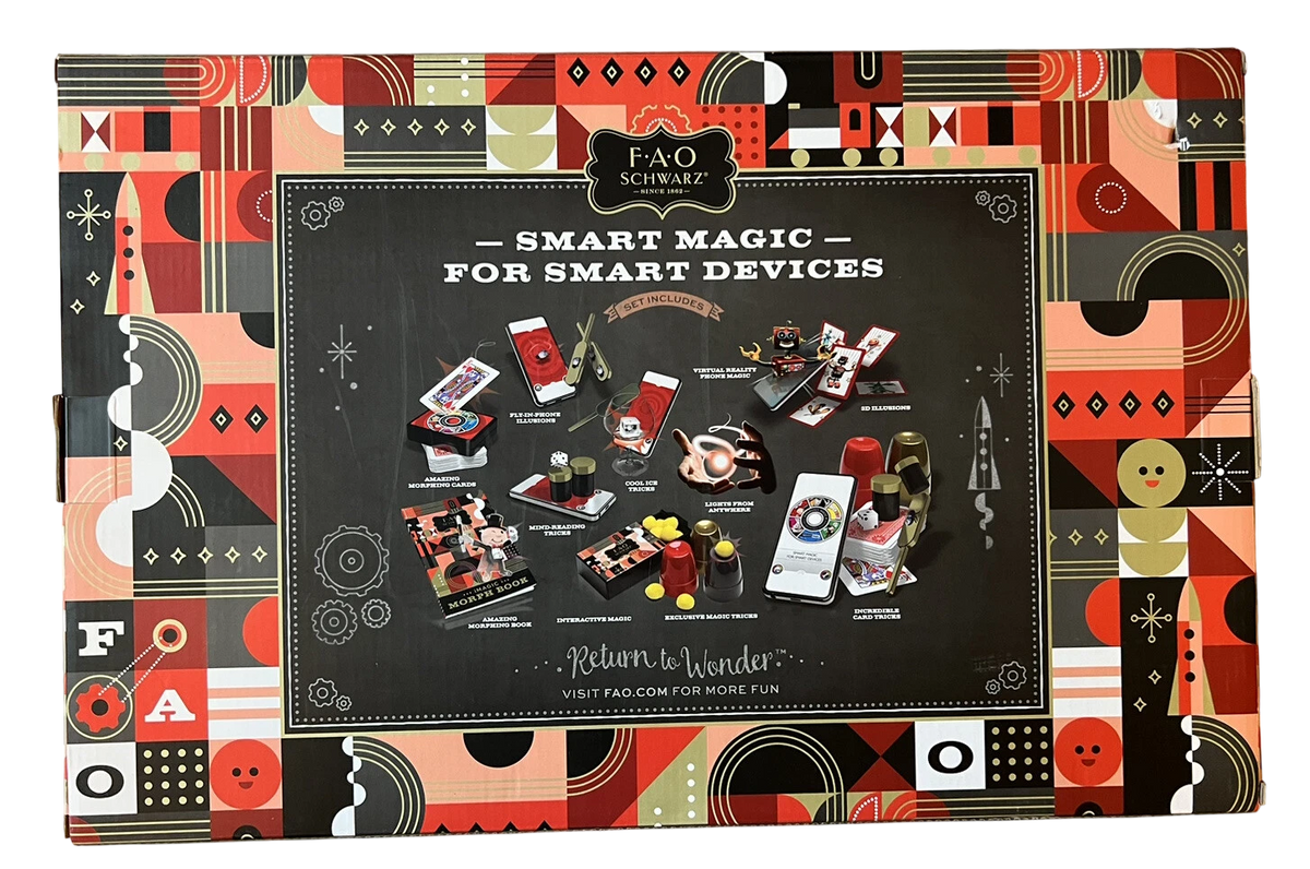 FAO Schwarz Magic Tricks Interactive Illusions Magic Deluxe 46-Piece Set