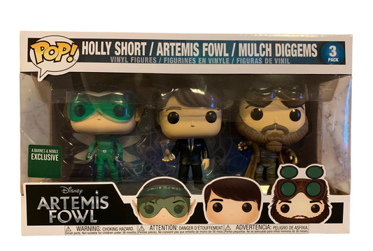 Funko POP 3-Pack Exclusive Disney Artemis Fowl * Retired