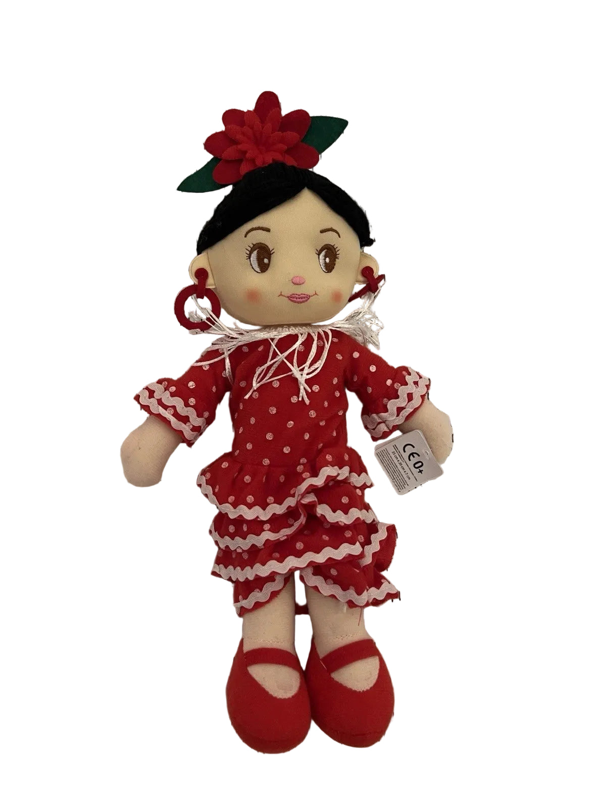 2pc Set Spanish Matador & Bailaora Flamenco Dancer Rag Doll