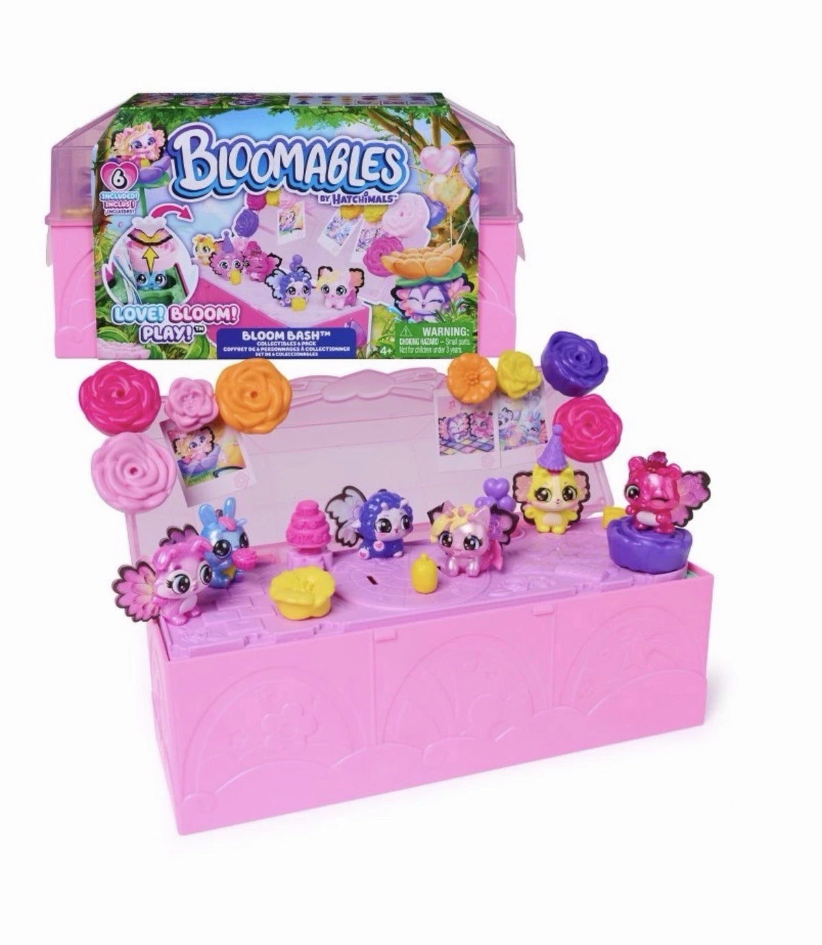 Hatchimals Bloomables Bloom Petal Party Playset Terrarium