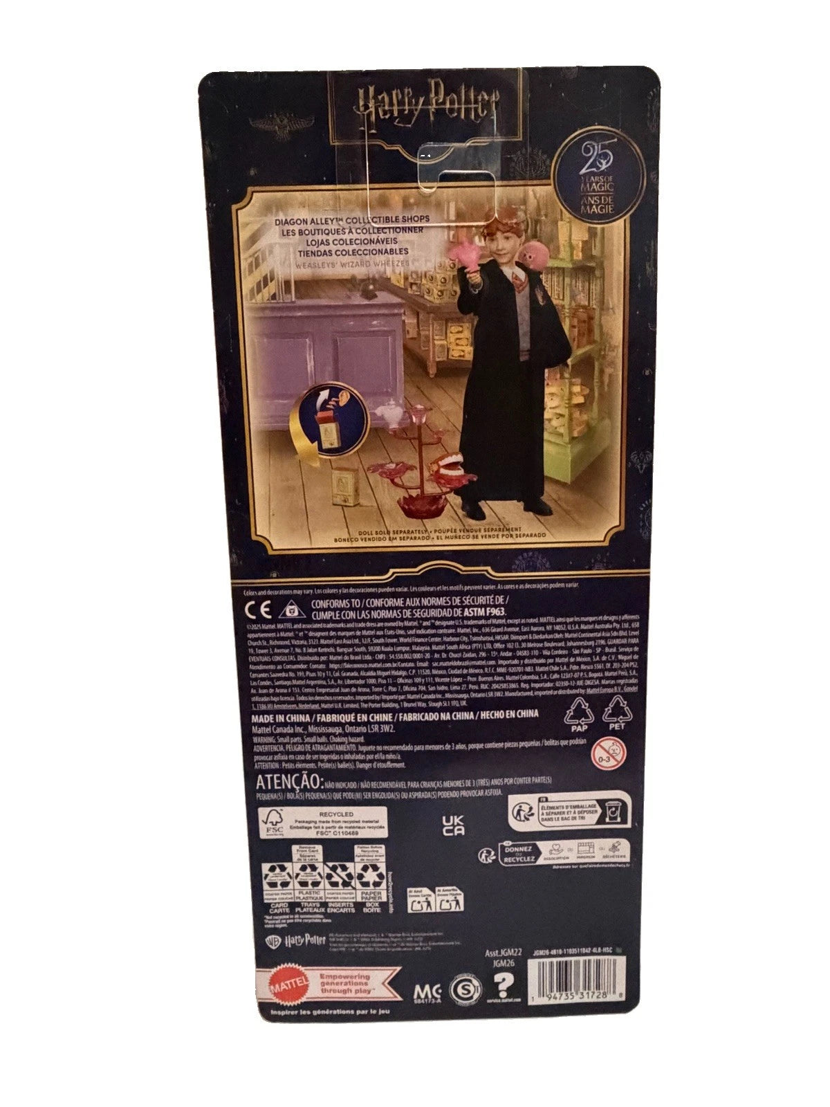 Harry Potter Diagon Alley Weasleys Wizard Wheezes Accessory Pack