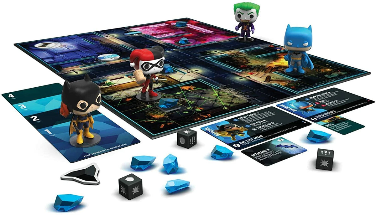Funkoverse: DC Comics Batman Joker Batgirl & Harley Quinn Strategy Board Game