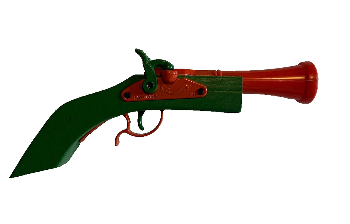 Colonial Pirates Double Percussion Blunderbuss Wooden Toy Cap Firing Pistol