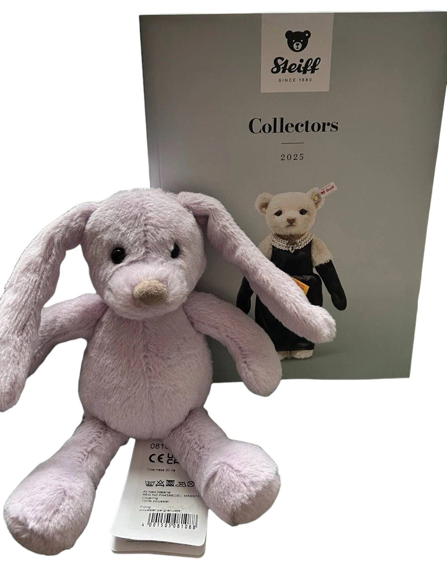 Steiff Collectible PURPLE Tilda Rabbit 8" Plush Toy