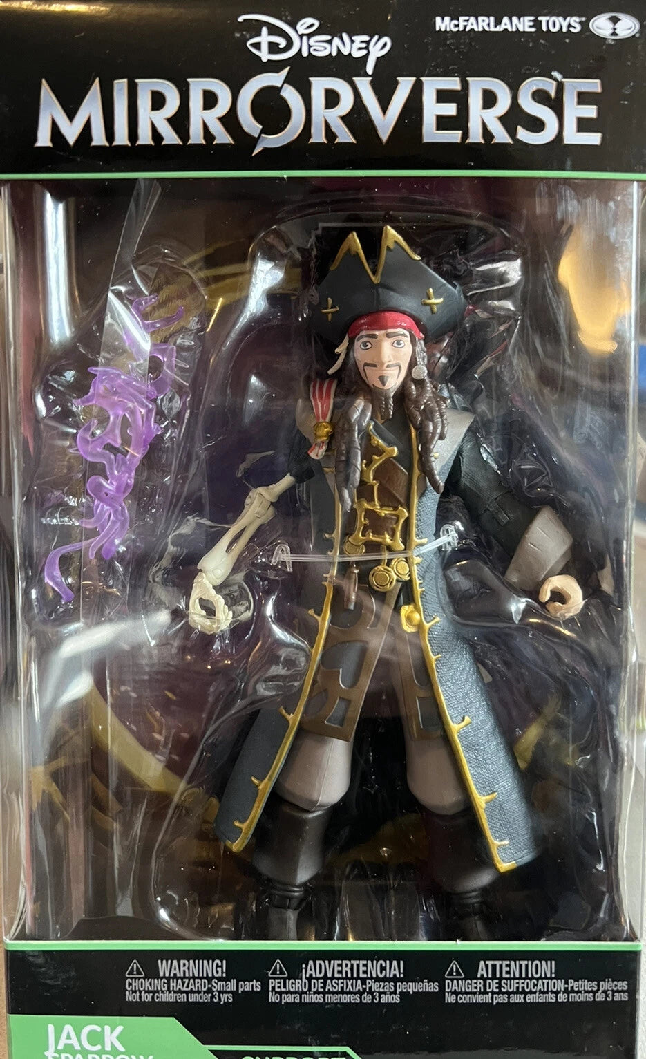 McFarlane Disney Jack Sparrow Mirrorverse Collectible Figure