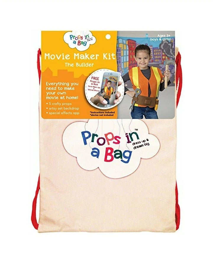 Props In A Bag Movie Maker Kit Pretend Dress-Up Costume Construction BUILDER