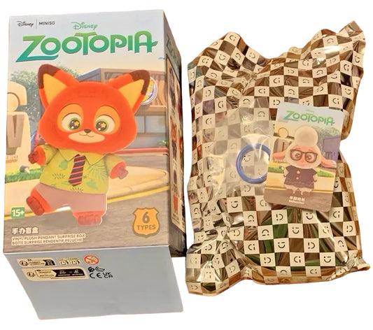 Miniso x Zootopia 2 Blind Box Sealed Bag - BELLWETHER Plush Pendant