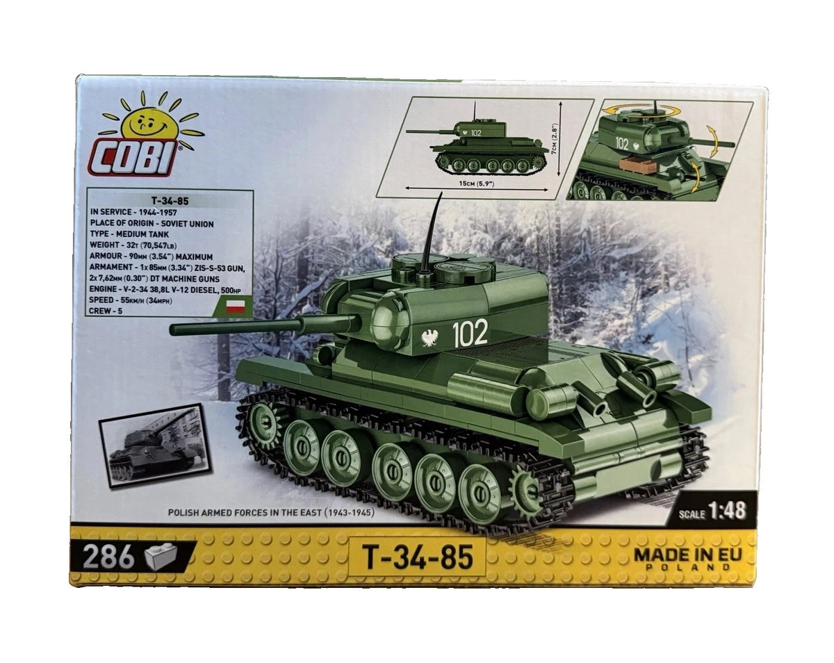 WWII Historical Collection RUSSIAN T-34-85 Tank 2716
