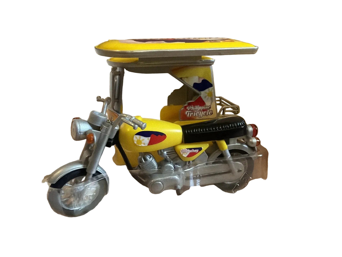 Miniature Philippine Tricycle / Motorcycle & Sidecar Diecast
