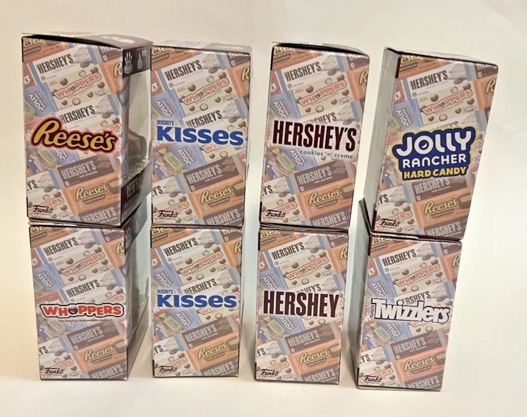 Hershey’s Chocolates & Candies Funko Minis Figures , Bundle of 8