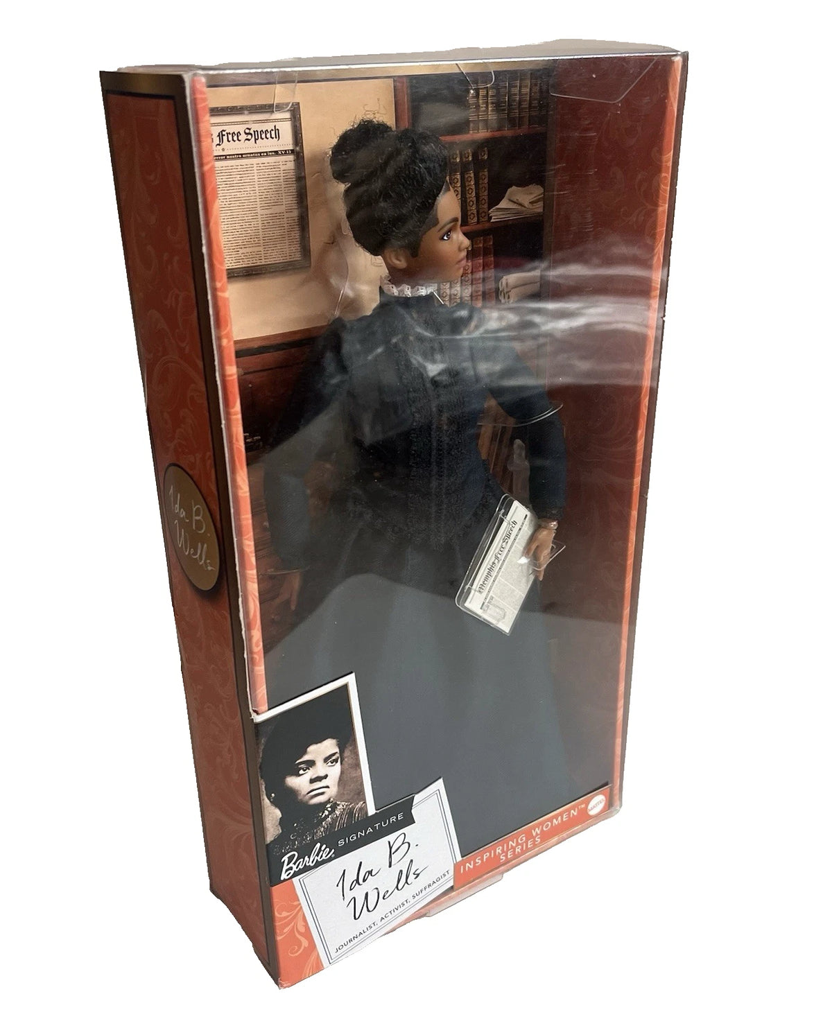 BARBIE Inspiring Women Ida B. Wells 12" Collectible Doll - HCB81