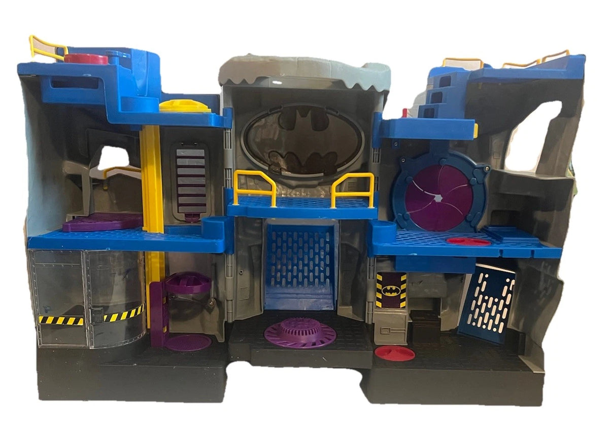 Vintage Imaginext Batman Batcave & Joker’s Fun House & Accessories 24pc Bundle