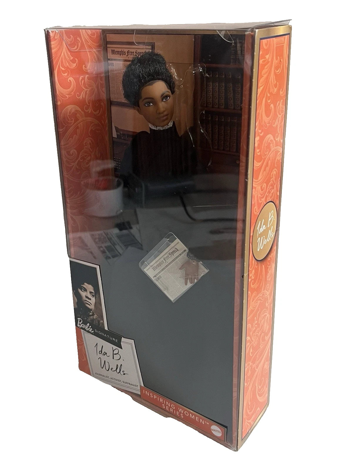 BARBIE Inspiring Women Ida B. Wells 12" Collectible Doll - HCB81