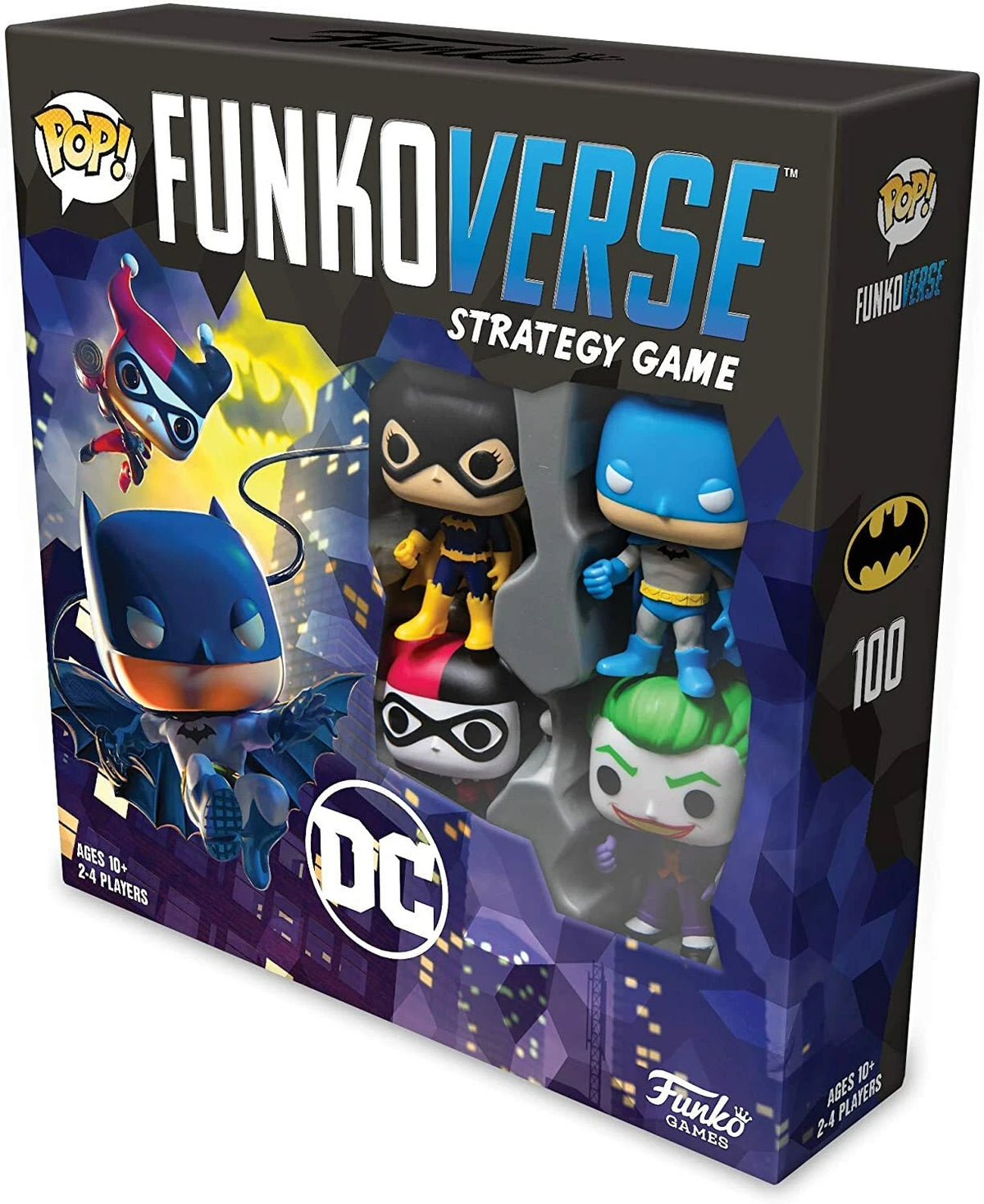 Funkoverse: DC Comics Batman Joker Batgirl & Harley Quinn Strategy Board Game