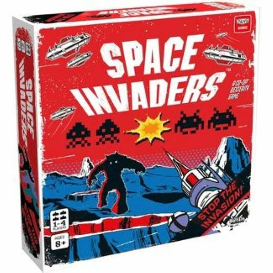 Retro Space Invaders Cooperative Dexterity Board Game