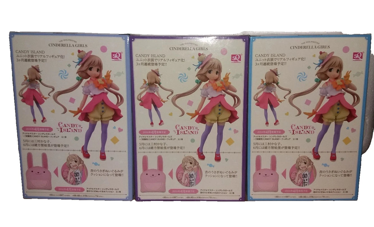 3 Idolmaster Cinderella Girls Minami Nitta Anastasia & Ranko Kanzaki Figures