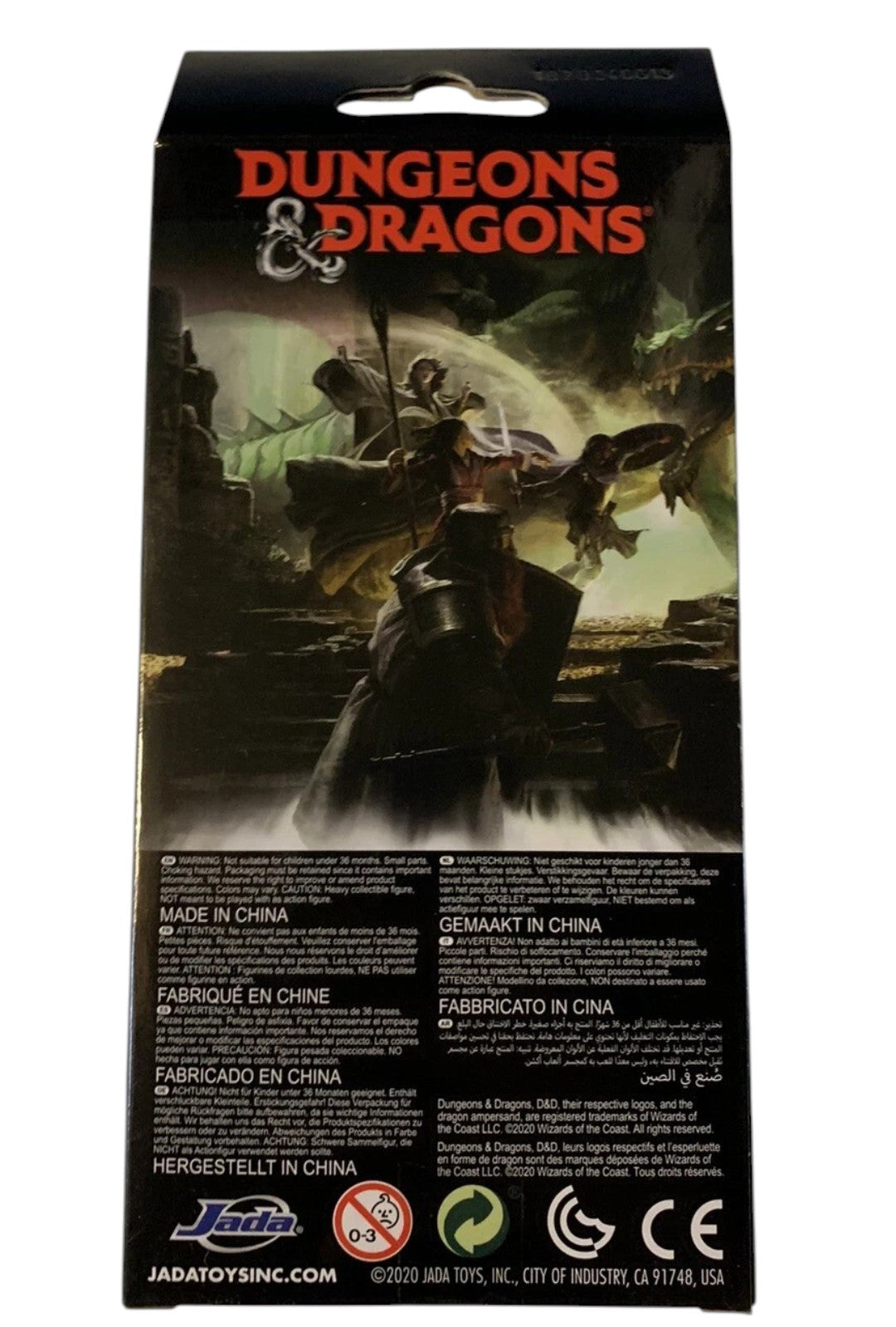 Jada Dungeons & Dragons Nanofigs Collectibles Toy Figures - Set of 4