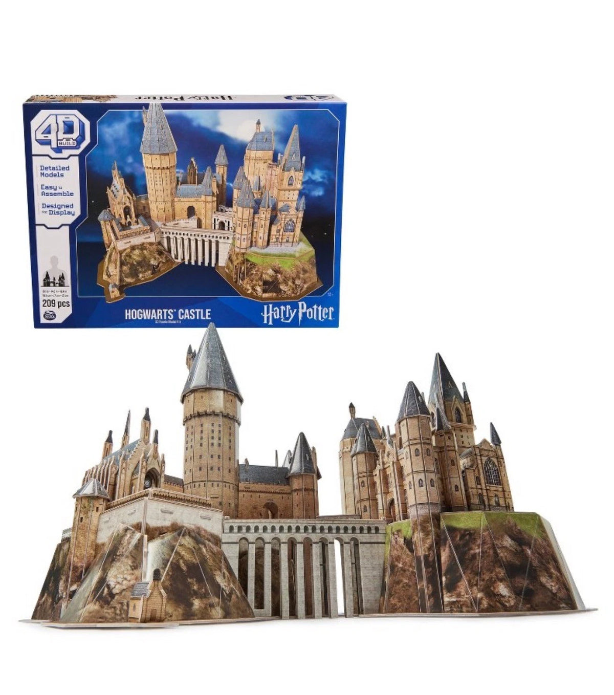 4D BUILD - Harry Potter Hogwarts Castle Model Kit Puzzle 209pc